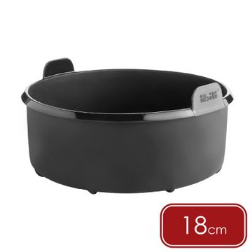 《ibili》白金矽膠氣炸鍋烤箱烤模-圓18cm-- 氣炸籃 氣炸盤 烘烤籃 氣炸鍋烘焙紙