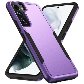 開拓者 二合一撞色 手機殼 無線充電 保護殼 適用於三星S10 S10plus S21 S21+ S21Ultra 簡約