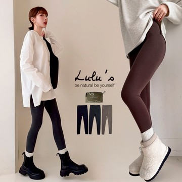 LULUS/現貨/好身材內刷絨芭比褲M-XL３色【A04250288】保暖刷絨褲 瑜珈褲251224