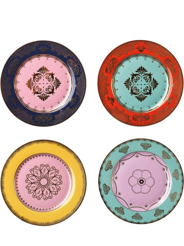 Set Of 4 Grandpa Side Plates