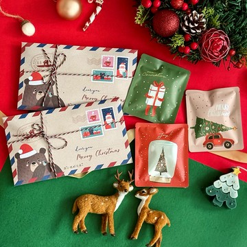 🐻暖熊送禮🐻【森小姐的茶店】聖誕信封三入裝小茶禮 聖誕禮物