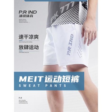 浦銳羽毛球褲新款衣服速干透氣男女款吸汗運動訓練套裝運動短褲