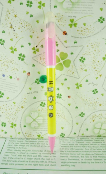 【震撼精品百貨】寵物機~自動筆附印章-粉