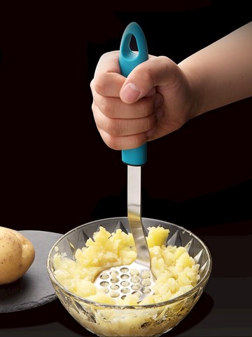 不銹鋼土豆泥壓泥器家用紫薯搗泥器搗碎器嬰兒輔食壓薯泥神器工具