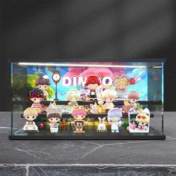 ART泡泡瑪特防塵罩 DIMOO約會日系列手辦盲盒場景展示盒