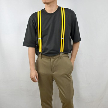 吊帶 亮黃色黑線設計【NKD68】