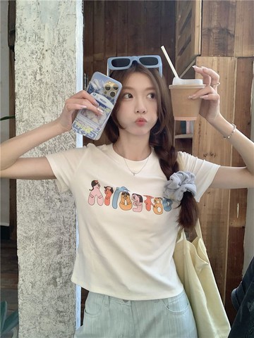 【限時79折】玩偶遊戲圓領短袖上衣-68530