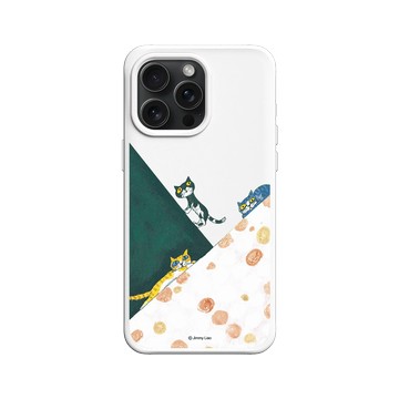 iPhone 15 Pro Max SolidX 白 - 幾米 Jimmy Liao - 遺失了一隻貓日光浴