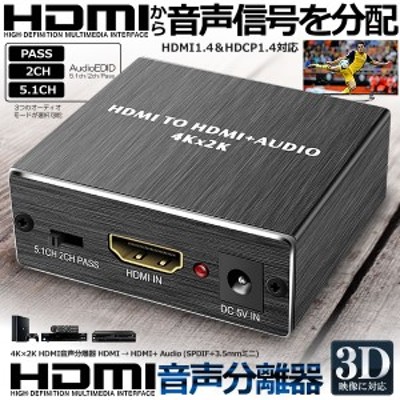 BUNGPUNG HDMI 音声分離器 PCM /DOLBY/ DTSオーディオデコーダー、光