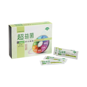 [台灣優杏] 超益菌綜合酵素粉末包 (30包/盒)(全素)-[優杏] 超益菌綜合酵素粉末包 (30包/盒)(全素)