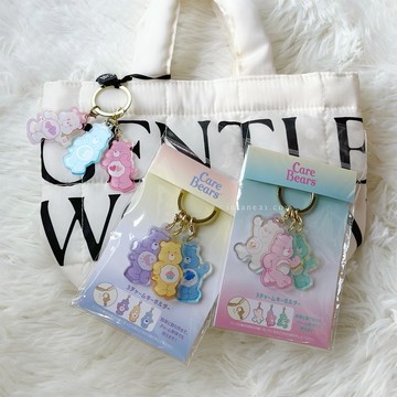 CARE BEARS 彩虹熊 壓克力 鑰匙圈 可拆 吊飾 代購 / 現+預