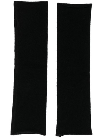 Lisa Yang - Aspen knit arm warmers - women - Cashmere - One Size - Black