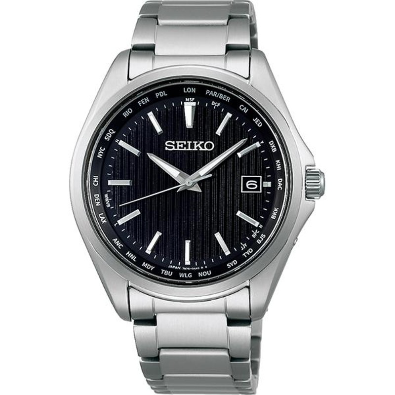 SEIKO セイコー電波 ソーラー腕時計 セイコーセレクションワールド 