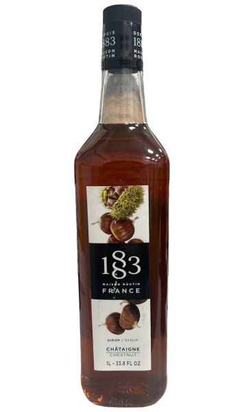 法國1883糖漿果露-栗子風味口味 法國頂級糖漿1000ml-效期:202603【良鎂咖啡精品館】