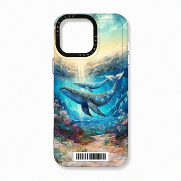 iPhone 16 Pro Max 殼 TRON IPhone 16 Pro Max 大海鯨魚系列  載具 太空殼 透黑款 手機殼