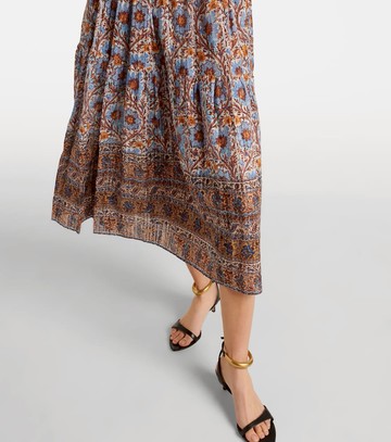 Ulla Johnson Ilana printed cotton-blend midi dress