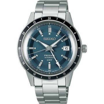 SEIKO Presage Style60s系列 公路之旅 GMT機械錶(4R34-00B0B/SSK009J1)