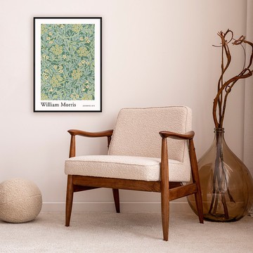 William Morris 茉莉花 - 復古掛畫/裝飾畫/開店送禮/花卉圖騰