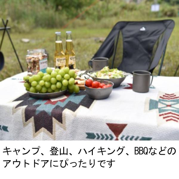 アウトドア チタン製 プレート皿 6寸 食器 保温性 保冷性 登山 キャンプ 頑丈 軽量 収納 コンパクト 持ち運び