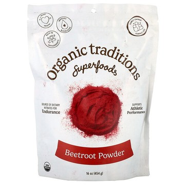 Organic Traditions, Superfoods，甜菜根粉，16 盎司（454 克）