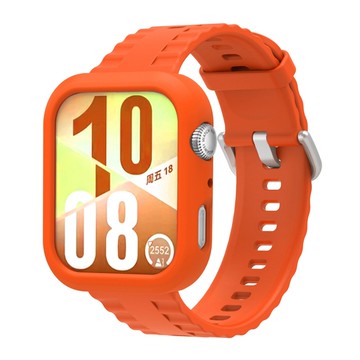 華為手錶 Fit 4/4Pro 手鍊腕帶套配件矽膠套+矽膠錶帶