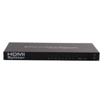 HANWELL 昌運監視器  HS-M108K 影音訊號分配器 解析度4K2K@30Hz HDMI1入8出(以新款HS-118K出貨)