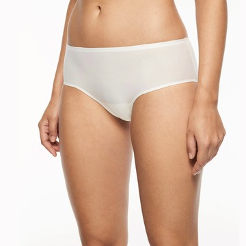 【Chantelle Lab】SoftStretch_超彈力透氣涼感無痕低腰四角內褲_F(26440_035象牙白)