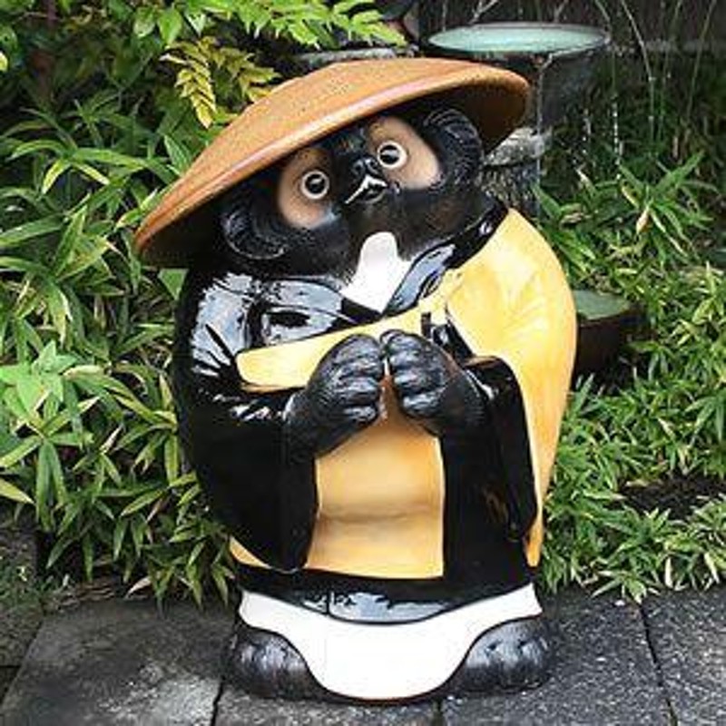 信楽焼 お坊さん狸特大(合唱) 和尚 合掌 たぬき タヌキ 開運