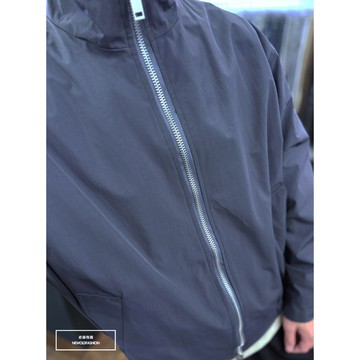 E7th.雙頭拉鏈下擺縮口外套-灰(E726022410)