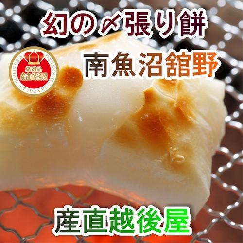 餅 南魚沼産 〆張り餅 送料無料 新潟県南魚沼市 舘野さん 幻の〆張り餅 450g(10枚入)1パック 生産者保証餅