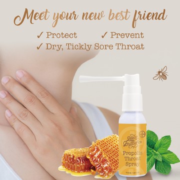 壽滿趣 - Bees Brilliance紐西蘭麥蘆卡蜂膠蜂膠噴液-30ml