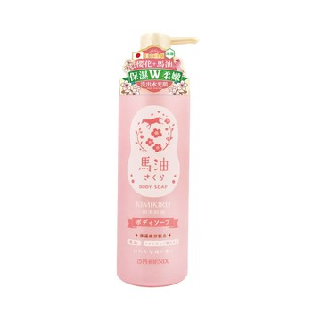 肌美綺麗馬油櫻花保濕沐浴乳500mL*2