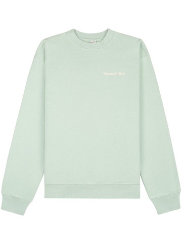 Sporty & Rich - Self Love Club cotton sweatshirt - unisex - Cotton - S - Green