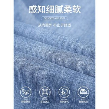 真維斯男士牛仔褲春季新款寬松直筒男褲彈力高端水洗復古休閑褲子