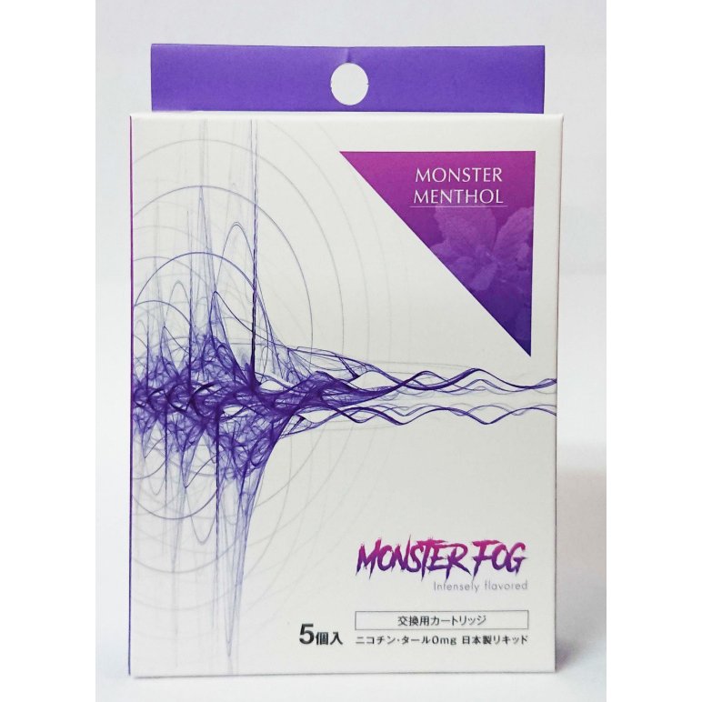 MONSTER FOG フレーバーカートリッジ[スモーキーメンソール]1箱(5個入り)