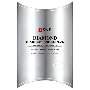 Snp 鑽石亮白精華面膜  10片  1盒