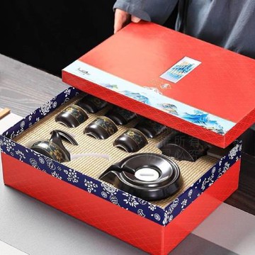 【爆款高顏值茶具組】鎏金花紋時來運轉琺瑯彩奢華茶具組 送禮首選