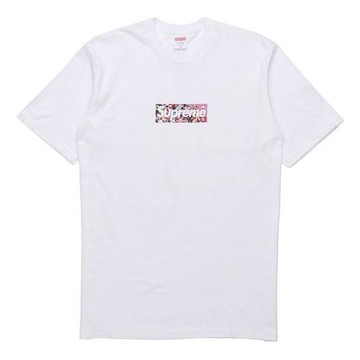 Supreme SS20 Week 9 x Takashi Murakami x FRIDAY US ONLY COVID19 Relief Box Logo T-Shirt 'White'