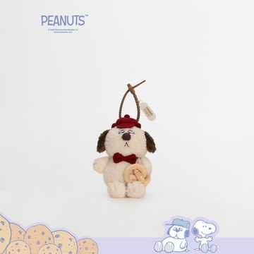 Olaf娃娃餅乾吊飾(馬卡龍系列)(奶茶色)