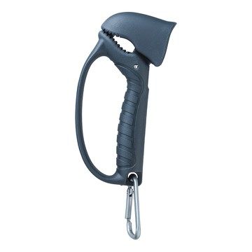 DAIICHI SEIKO 日本第一精工 魚夾 重量77g 強化玻璃纖維塑鋼 附登山扣 日本製  127 x 62 x 32mm  黑色  1個