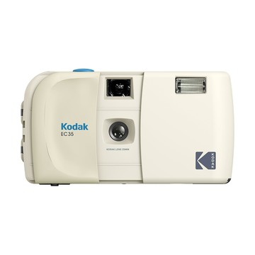 【Kodak 柯達】EC35 經典復古底片相機-香草白