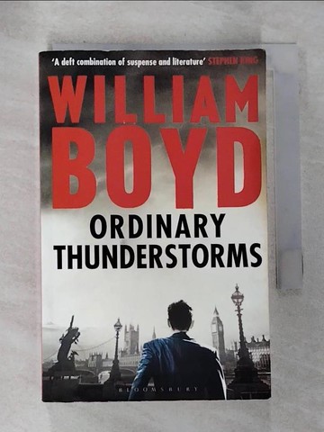 【書寶二手書T4／原文小說_S1M】Ordinary Thunderstorms_William Boyd