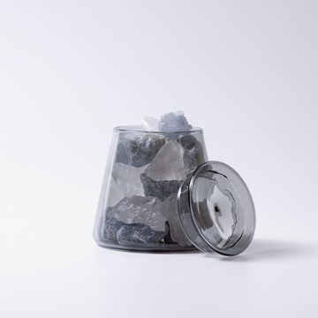 【Montagne】藍混晶（藍＋白）｜富士山晶礦杯 精油可選 新年 開運禮 過年