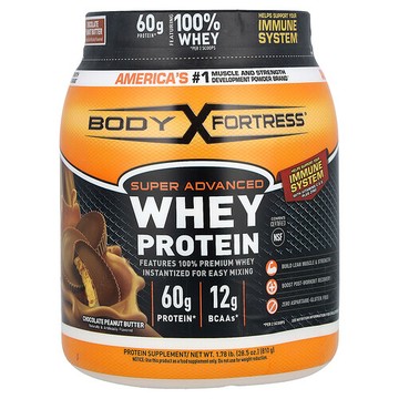Body Fortress, 超高階乳清蛋白，巧克力花生醬味，1.78 磅（810 克）