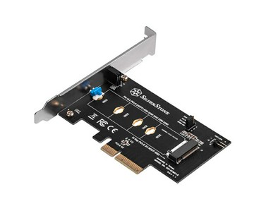 【享最高折300】SilverStone 銀欣 ECM21-E M.2 PCIe/NVMe SSD轉PCIe x4免螺絲轉接卡