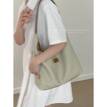 大容量包包女2025新款潮夏季單肩腋下包百搭大學生上課通勤托特包