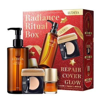 【LUDEYA】淨潤水光新生奢寵禮盒 (白皙色/自然色)
