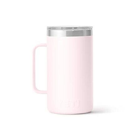 YETI Rambler oz Mug, Vacuum Insulated, Stainless Steel with MagSlider Lid, Ice Pink