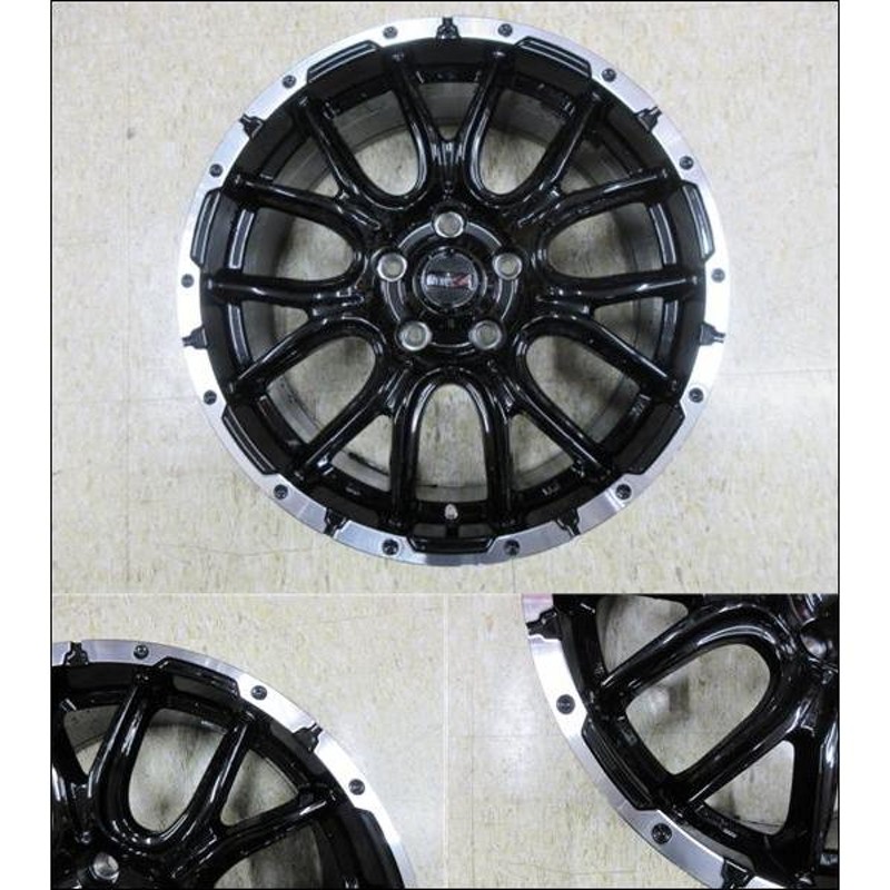 venes 17インチ 7Ｊ　5穴 PCD114.3インセット38 美品4本 17インチ VENES SUV M7 ヴェネス 7J +38 5穴 PCD114.3 新品 中古
