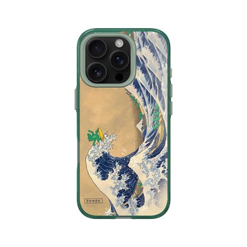 iPhone 16 Pro Clear 憂墨綠 - 怪奇事物所 Incrediville - 海浪淘淘